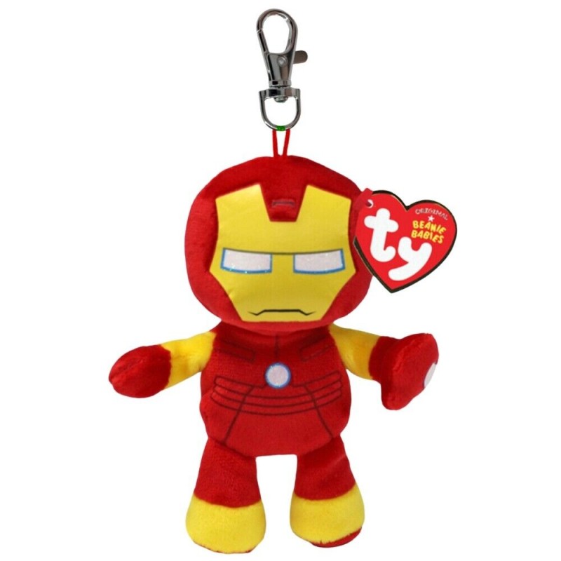 Peluche TY - Porte clé - Marvel - Iron Man