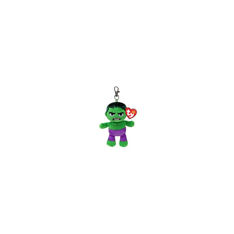 Peluche TY - Porte clé - Marvel - Hulk