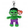 Peluche TY - Porte clé - Marvel - Hulk