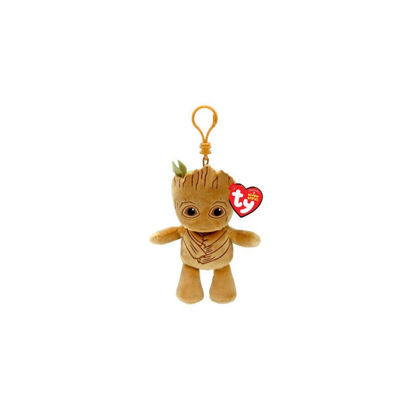 Peluche TY - Porte clé - Marvel - Groot