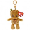 Peluche TY - Porte clé - Marvel - Groot