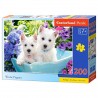 Castorland - Puzzle 200 pièces - Chiots Westies