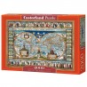 Castorland - Puzzle 2000 pièces - Carte du monde