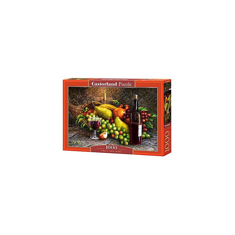 Castorland - Puzzle 1000 pièces - Fruits et vins