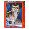 Castorland - Puzzle 1000 pièces - Loup sentinelle