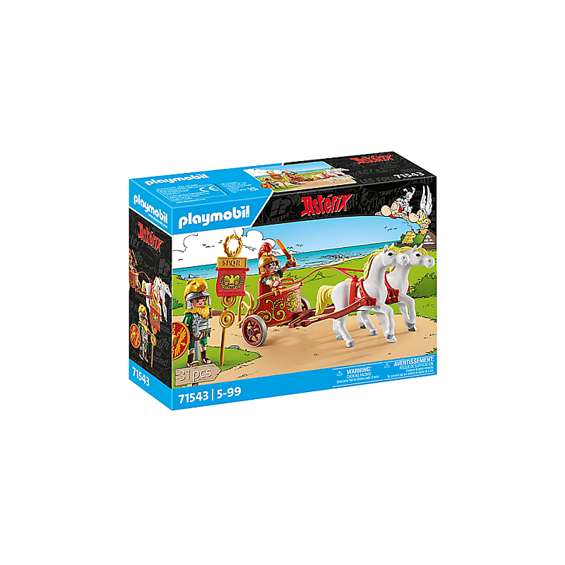 Playmobil - 71543 - Astérix - César avec char et chevaux