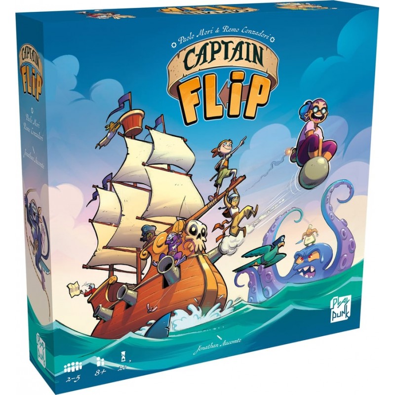 Asmodee - Jeu de société - Captain Flip