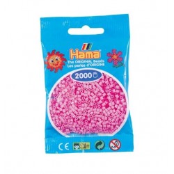 Hama - Perles - 501-48 - Taille Mini - Sachet 2000 perles rose pastel