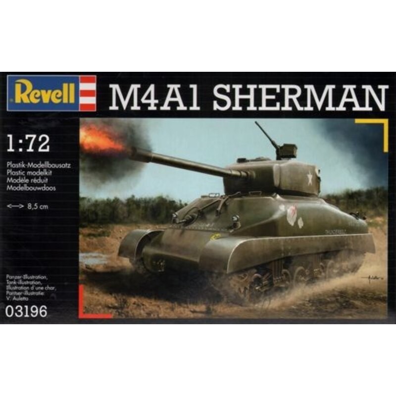 Revell - Maquette Militaire 1:72 - M4A1 Sherman - (boîte endommagée)