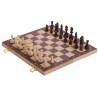 Goki - Jeu de société en bois - Jeu d'échecs pliable 38x38 cm