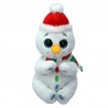 Peluche TY - Peluche 15 cm - Brrrnard le bonhomme de neige de Noel