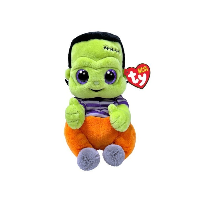 Peluche TY - Peluche 15 cm - Victor le monstre d'Halloween