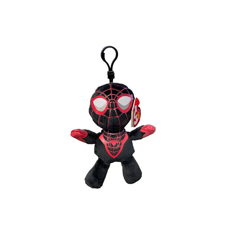 Peluche TY - Porte clé 10 cm - Marvel - Miles Morales