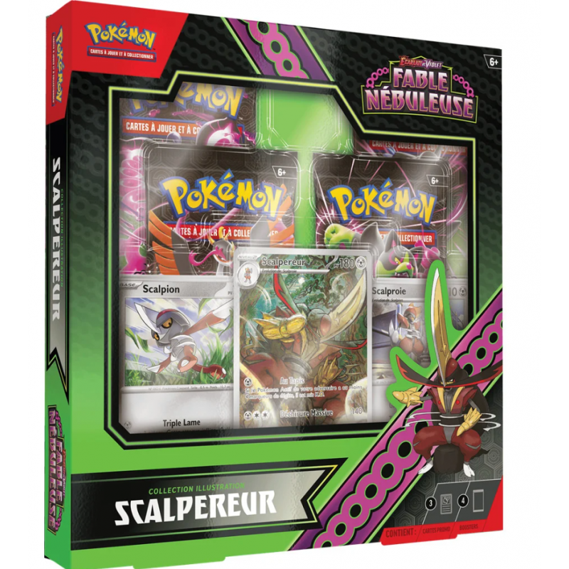 Pokemon - Coffret collection illustration - Scalpereur - Fable Nébuleuse