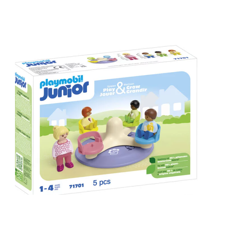 Playmobil - 71701 - Junior - Enfants et tourniquet