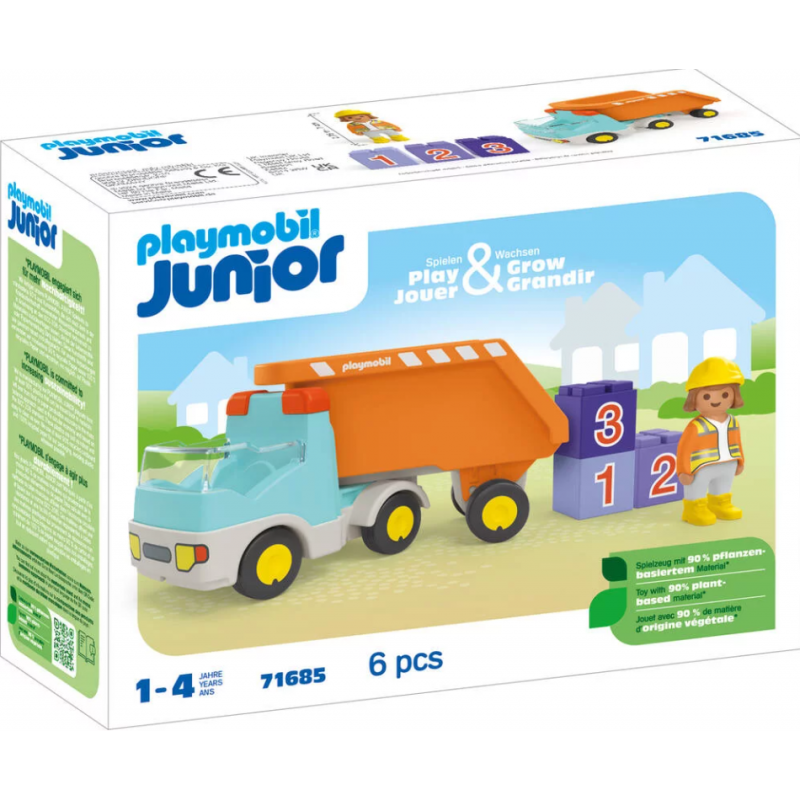 Playmobil - 71685 - Junior - Le camion benne