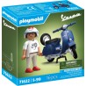 Playmobil - 71622 - Vespa - 1969 Vespa 150 Sprint Veloce bleu foncé