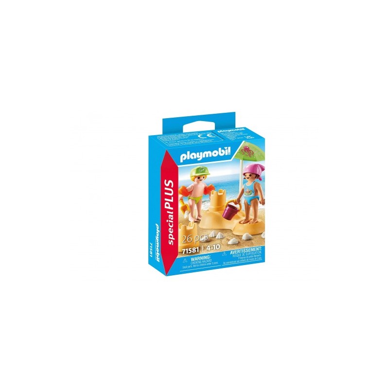 Playmobil - 71581 - Special Plus - Enfants avec chateau de sable