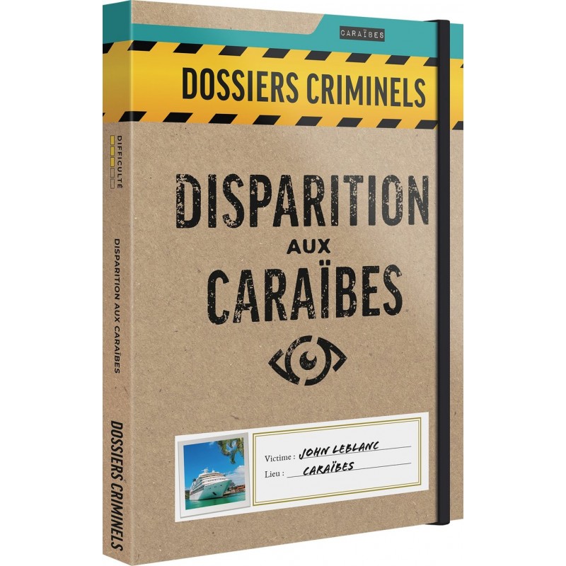 Asmodee - Jeu d'enquête - Dossiers criminels - Disparition aux Caraibes