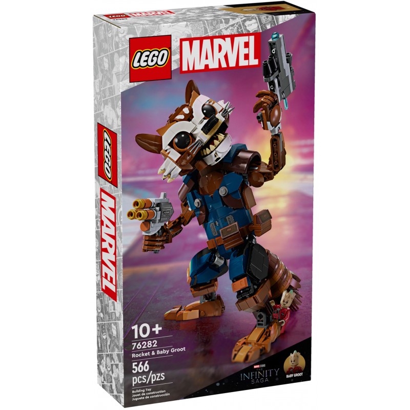 Lego - 76282 - Marvel - Rocket et bébé Groot