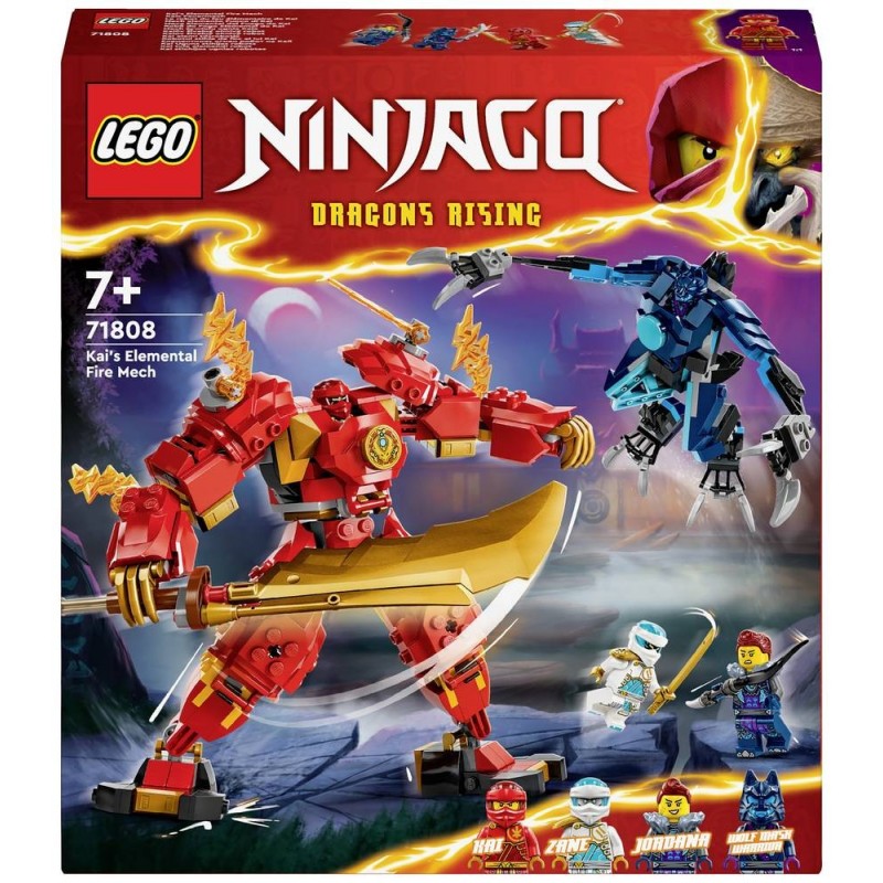 Lego - 71808 - Ninjago - Le robot élémentaire de feu de Kai