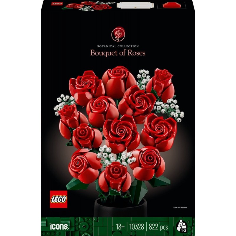 Lego - 10328 - Icons - Bouquet de roses rouges