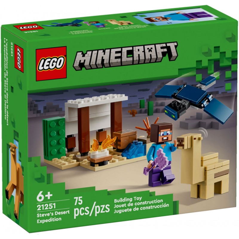 Lego - 21251 - Minecraft - L'expédition dans le désert de Steeve