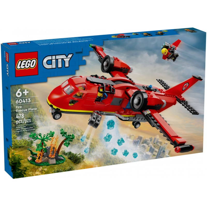 Lego - 60413 - City - L'avion de sauvetage des pompiers