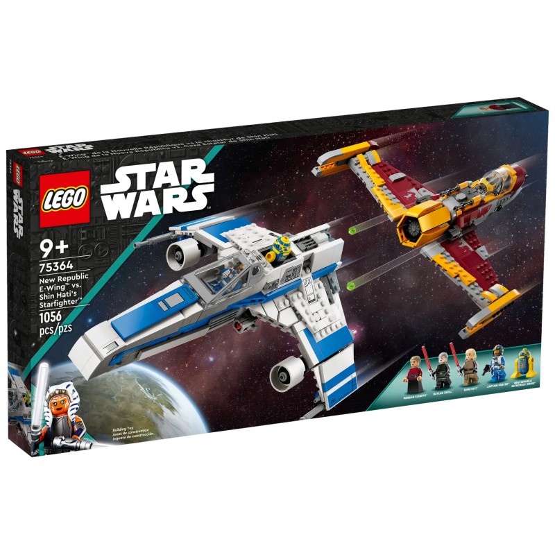 Lego - 75364 - Star Wars - L'E-Wing de la nouvelle république contre le chasseur de Shin Hati