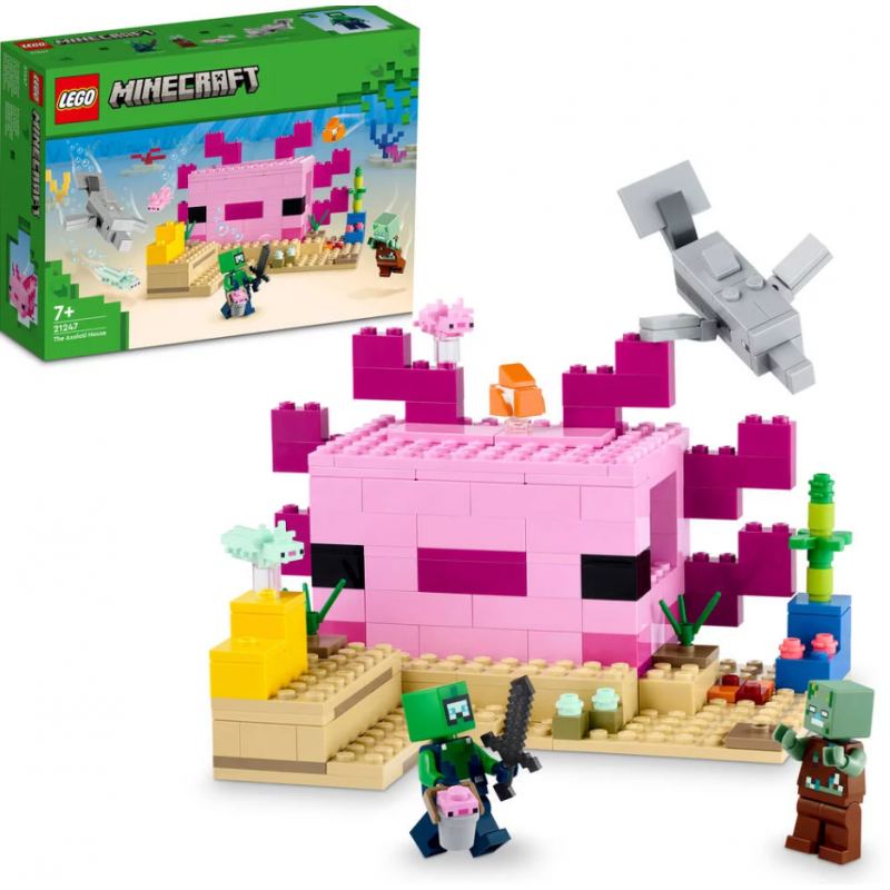 Lego - 21247 - Minecraft - La maison Axolotl