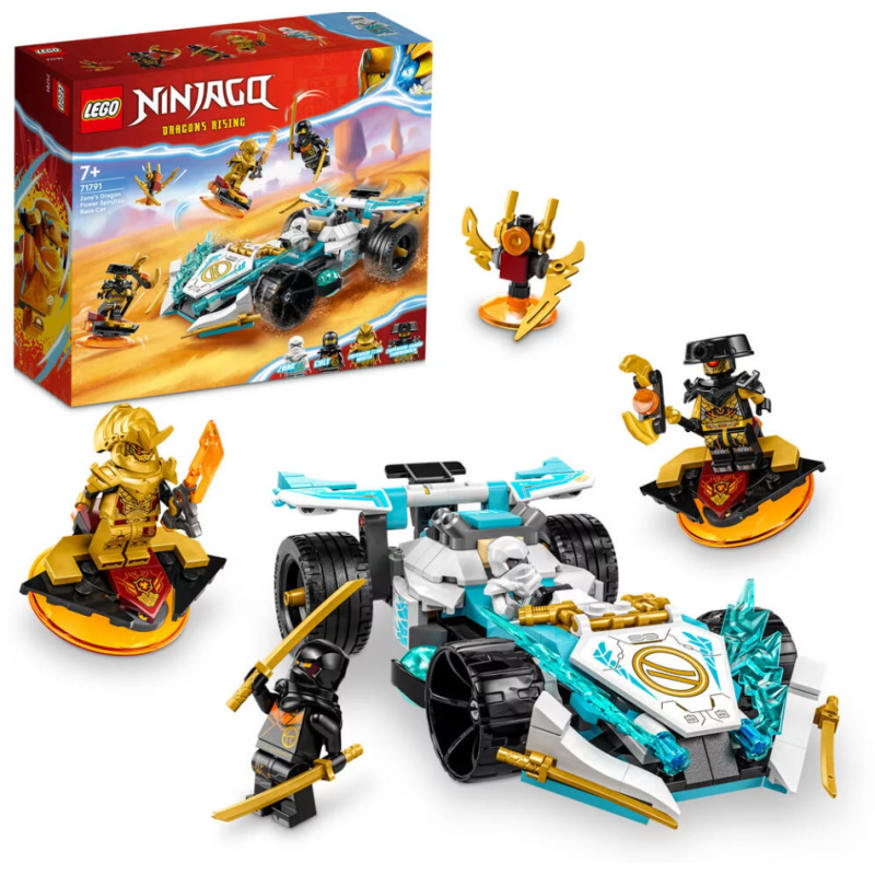 lego - 71791 - Ninjago - La voiture de course de Spinjitzu - Le pouvoir du dragon de Zane