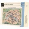 Michèle Wilson - Puzzle d'art en bois - 500 pièces - Plan de Paris monumental