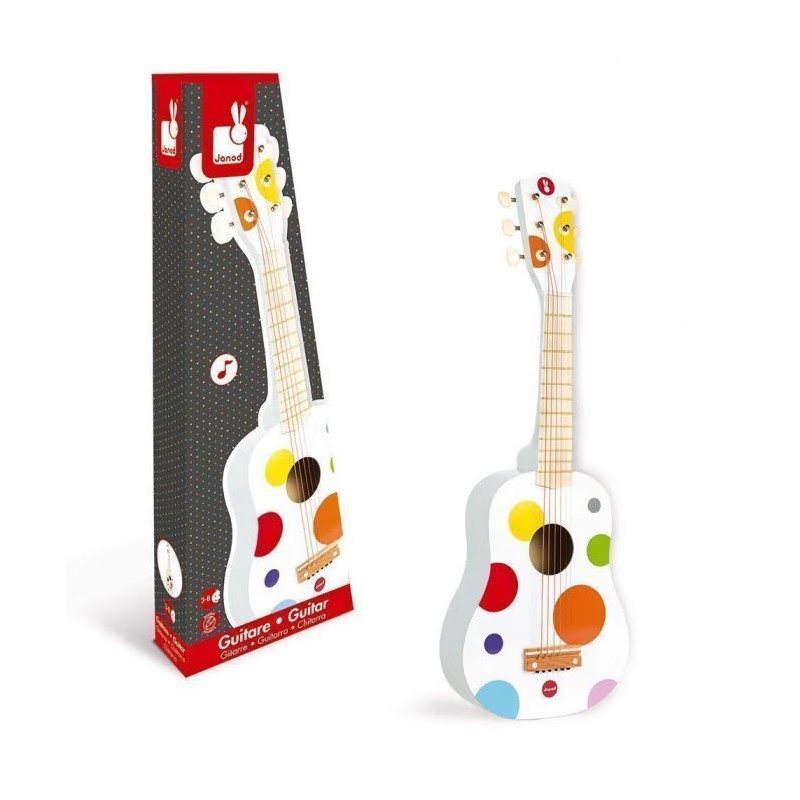 Janod - Instrument de musique - Guitare confetti