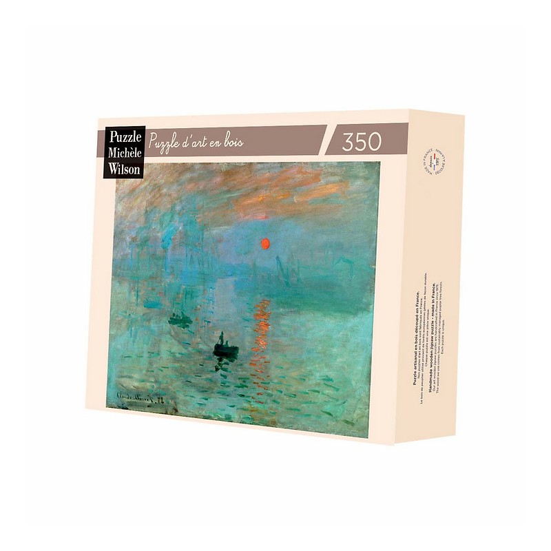 Michele Wilson - Puzzle d'art en bois - 350 pièces - Impression Soleil Levant Monet