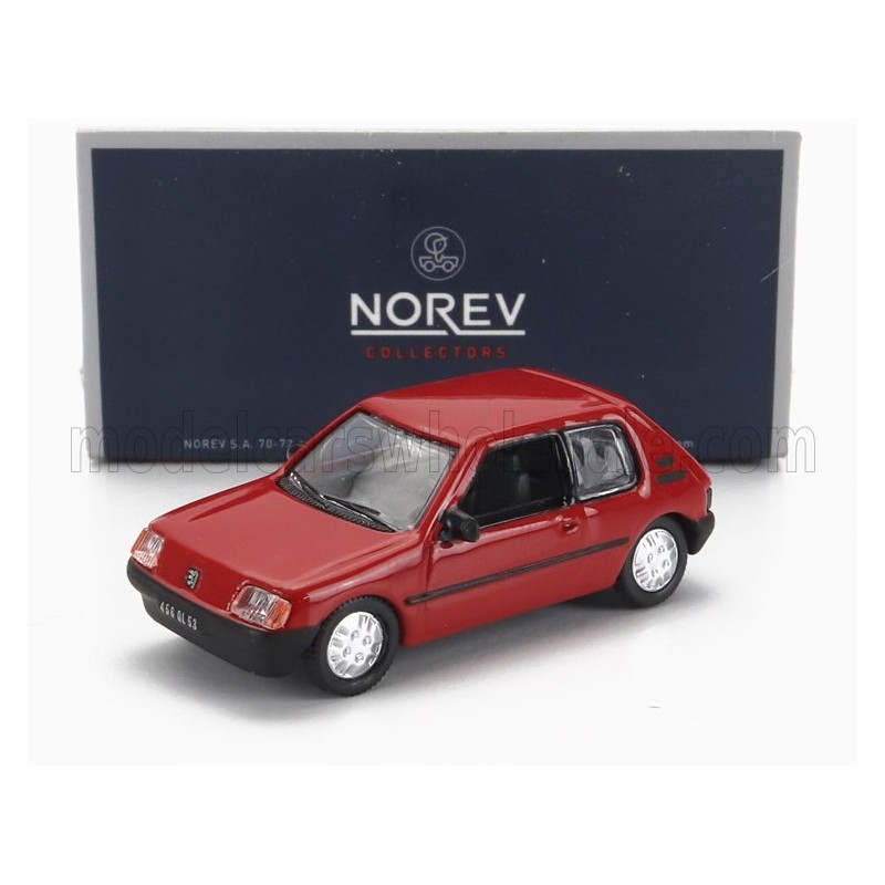 Norev - Véhicule miniature - Peugeot 205 XR rouge 1985