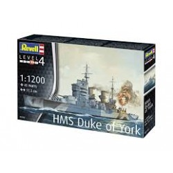 Revell - Maquette 1:1200 - HMS Duke of York - (boîte complète abîmée)