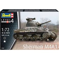 Revell - Maquette 1:72 - Sherman M4A1 - (boîte complète abîmée)