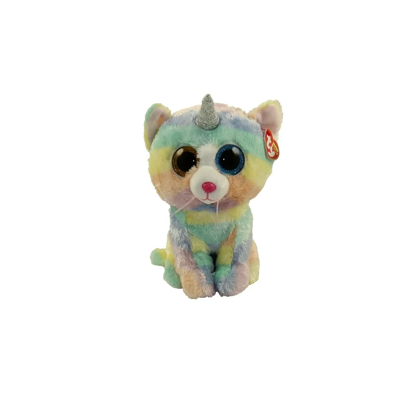 Peluche TY - Peluche 23 cm - Heather le chat