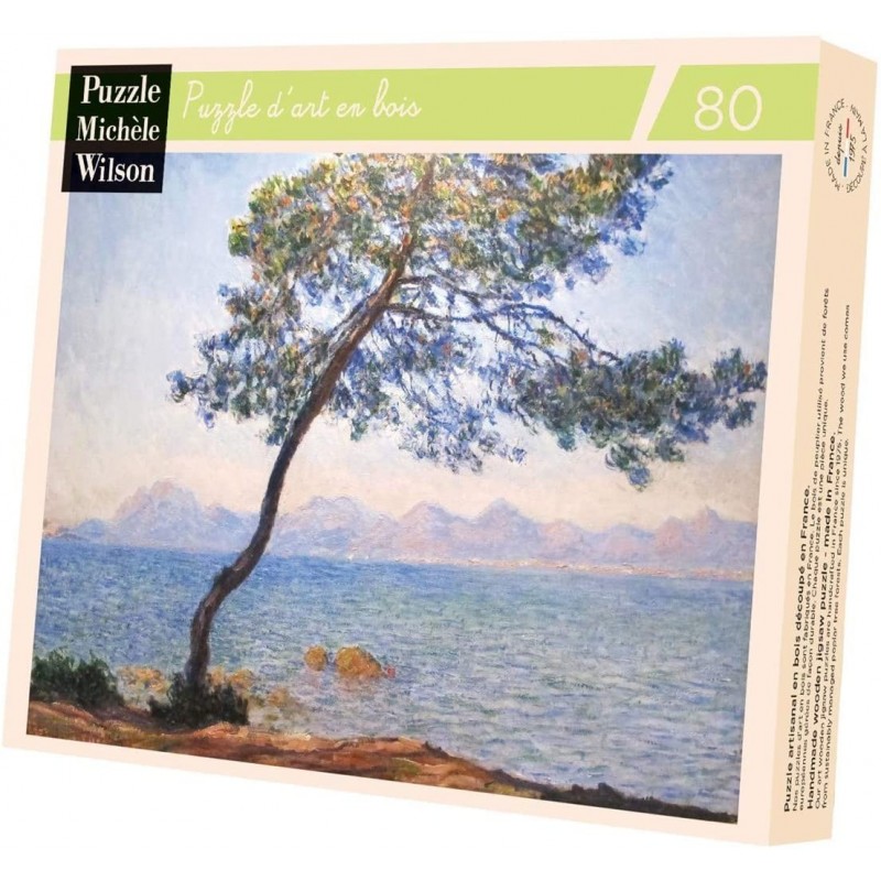 Michèle Wilson - Puzzle d'art en bois - 80 pièces - Cap d'Antibes - Monet