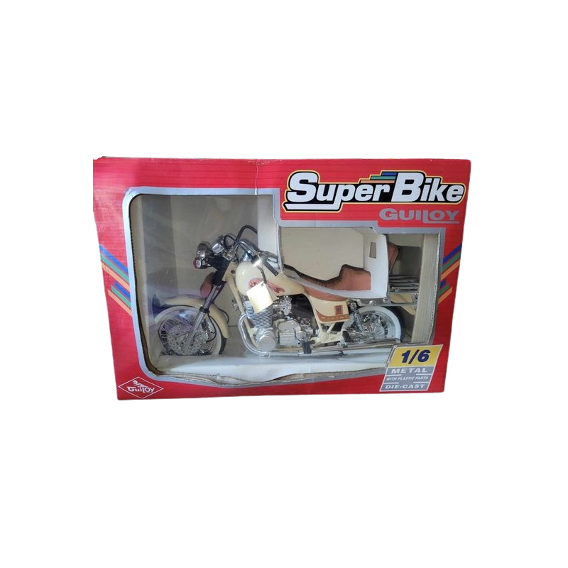 Guiloy - Miniature Super Bike  - métal -  ( boîte abîmée - contenu neuf )