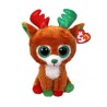 Peluche TY - Peluche 15 cm - Tinseltoes - Le renne de Noel