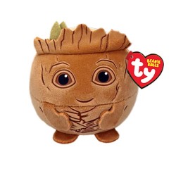 Peluche TY - Puffies 10 cm - Marvel - Groot