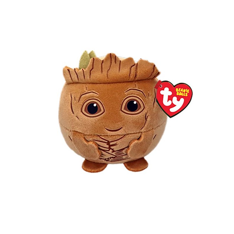 Peluche TY - Puffies 10 cm - Marvel - Groot