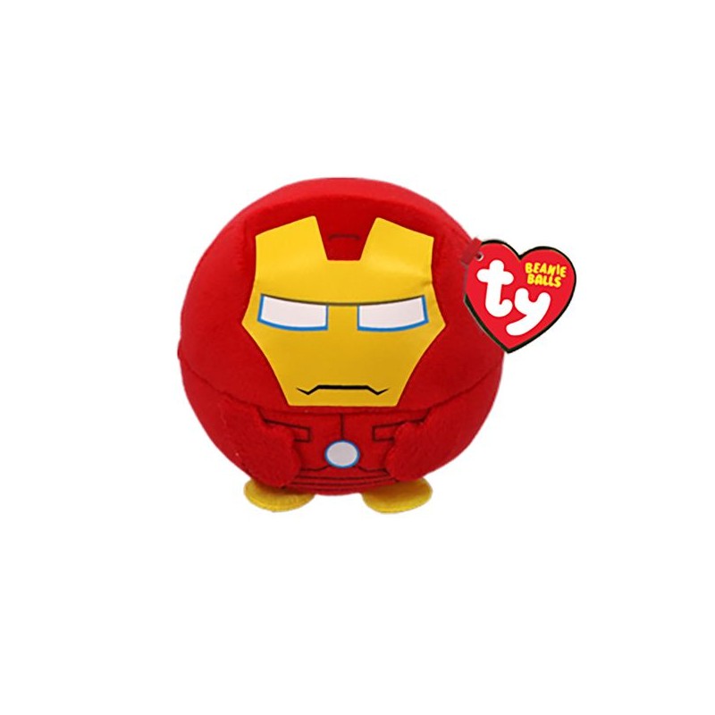 Peluche TY - Puffies 10 cm - Marvel - Iron Man