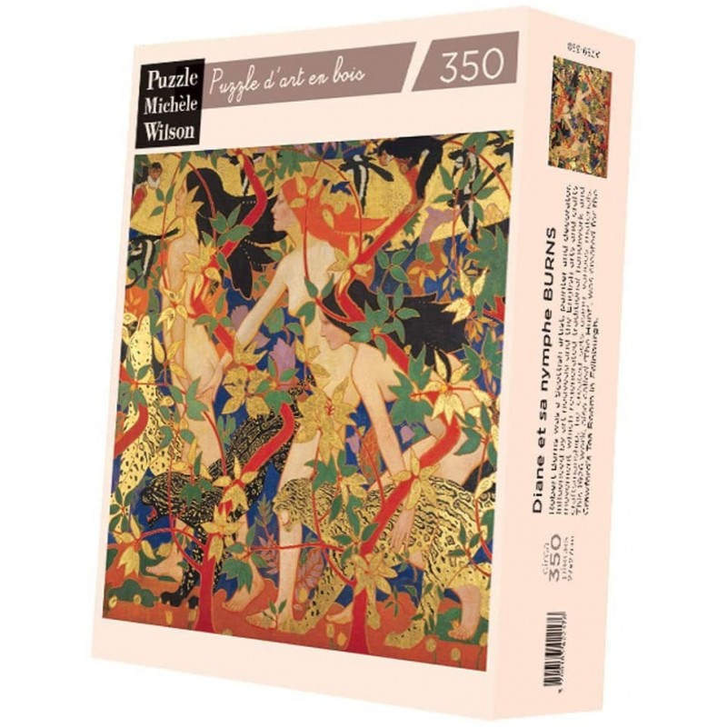 Michèle Wilson - Puzzle D'art En Bois - 350 Pièces - Diane Et Sa Nymphe ...