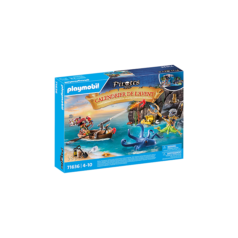 Playmobil - 71636 - Pirates - Calendrier de l'Avent