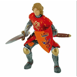 Bully - Figurine - 80786 - Médiéval - Prince rouge avec épée