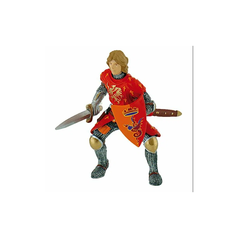 Bully - Figurine - 80786 - Médiéval - Prince rouge avec épée