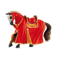 Bully - Figurine - 80768 - Cheval de tournoi rouge