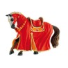 Bully - Figurine - 80768 - Cheval de tournoi rouge